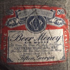 Kip Moore “Beer Money” Tee